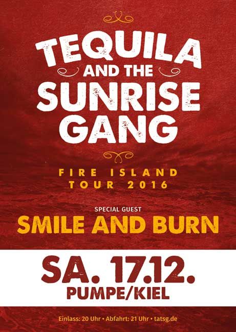 Tequila & the Sunrise Gang live in der Pumpe in Kiel.
