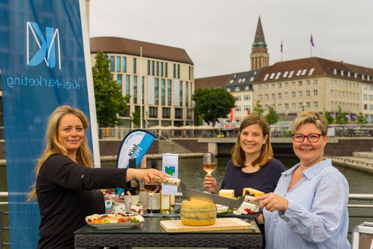 Genussfestival „Käse trifft Wein“ vom 15.-17. Juli am Kieler Bootshafen